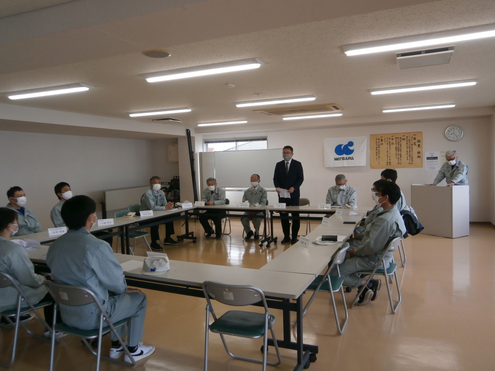 2023年度　新入社員入社式